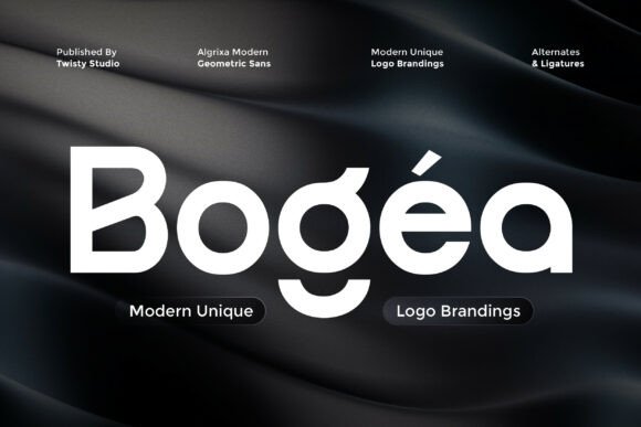 Bogea: The Geometric Sans for Modern Branding