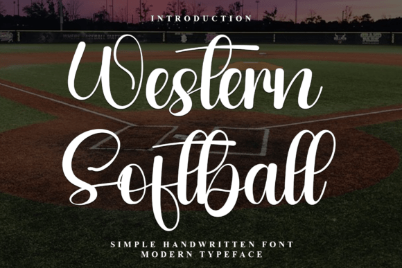 Capturing Holiday Spirit: The Western Softball Typeface