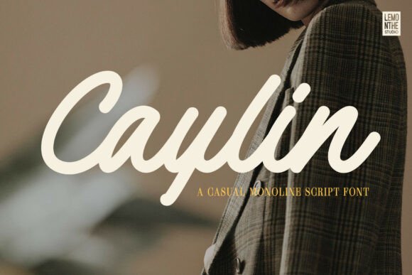 Caylin: The Casual Monoline Script for Approachable Branding