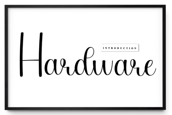 Hardware: A Handwritten Font That Brings Warmth to Modern Design