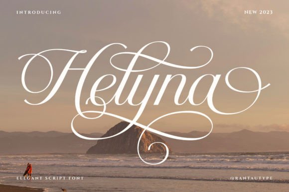 Helyna: A Script Font for Timeless Branding and Design