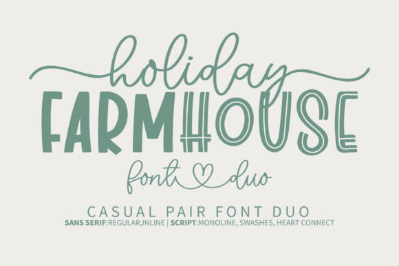 Holiday Farmhouse: A Handwritten Font for Charming, Cohesive Design
