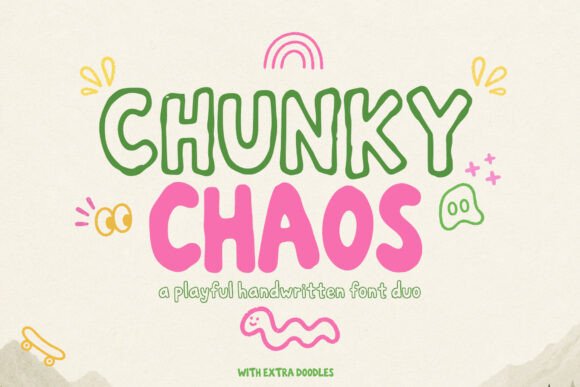 Inject Playful Energy Into Designs With Chunky Chaos