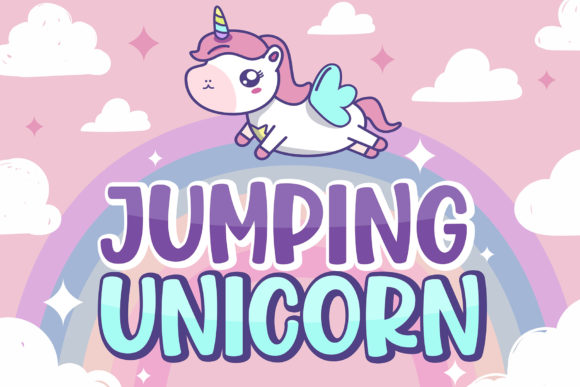 Jumping Unicorn: A Font That Brings Playful Energy to Your Brand