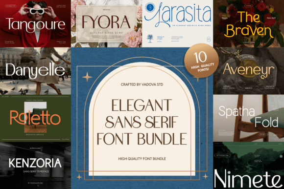 Modern Sophistication: A Sans Serif Collection for Timeless Brands