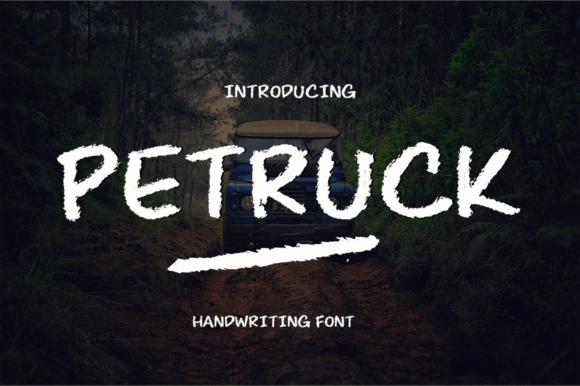 Petruck: The Handwritten Font That Feels Like a Personal Note