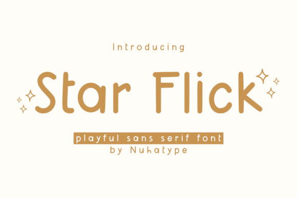 Star Flick: The Minimalist Sans Serif for Authentic Design