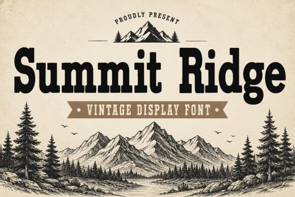 Summit Ridge: A Typeface Forged in the Wild