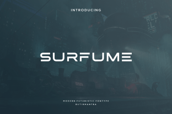 Surfume: The Futuristic Font Blending Sci-Fi Vision with Modern Elegance