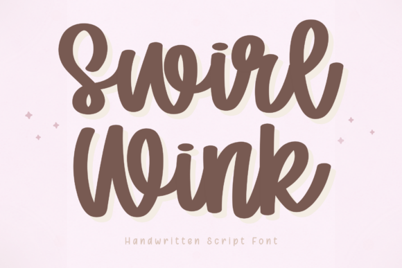 Swirl Wink: A Friendly Font for Modern Creative Projects