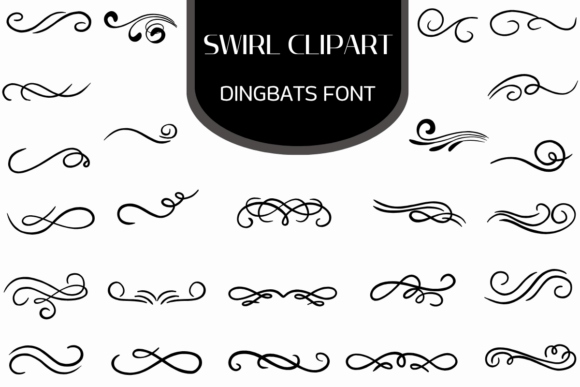 The Secret Weapon for Elegant Design: Swirl Clipart Dingbats