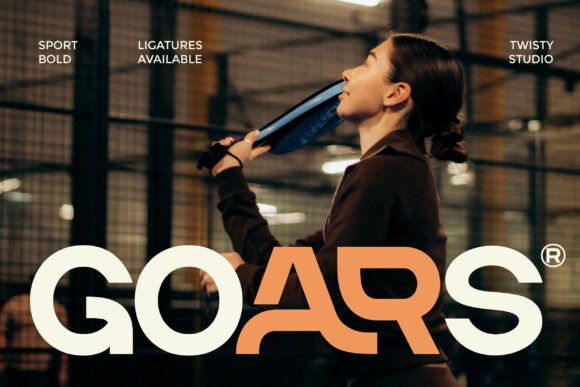 Unleash Bold Energy with the Goars Display Typeface