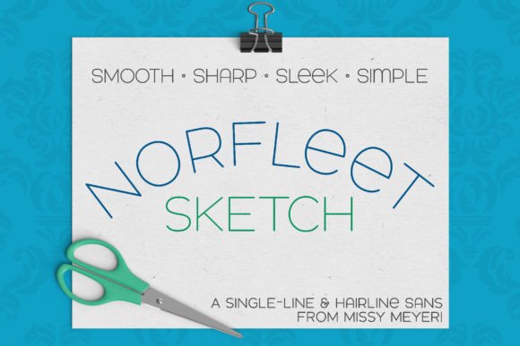 Why Norfleet Sketch Single-Line is a Designer's Secret Weapon