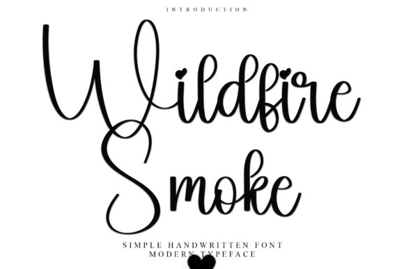 Wildfire Smoke: A Typeface That Blends Artistry with Purpose
